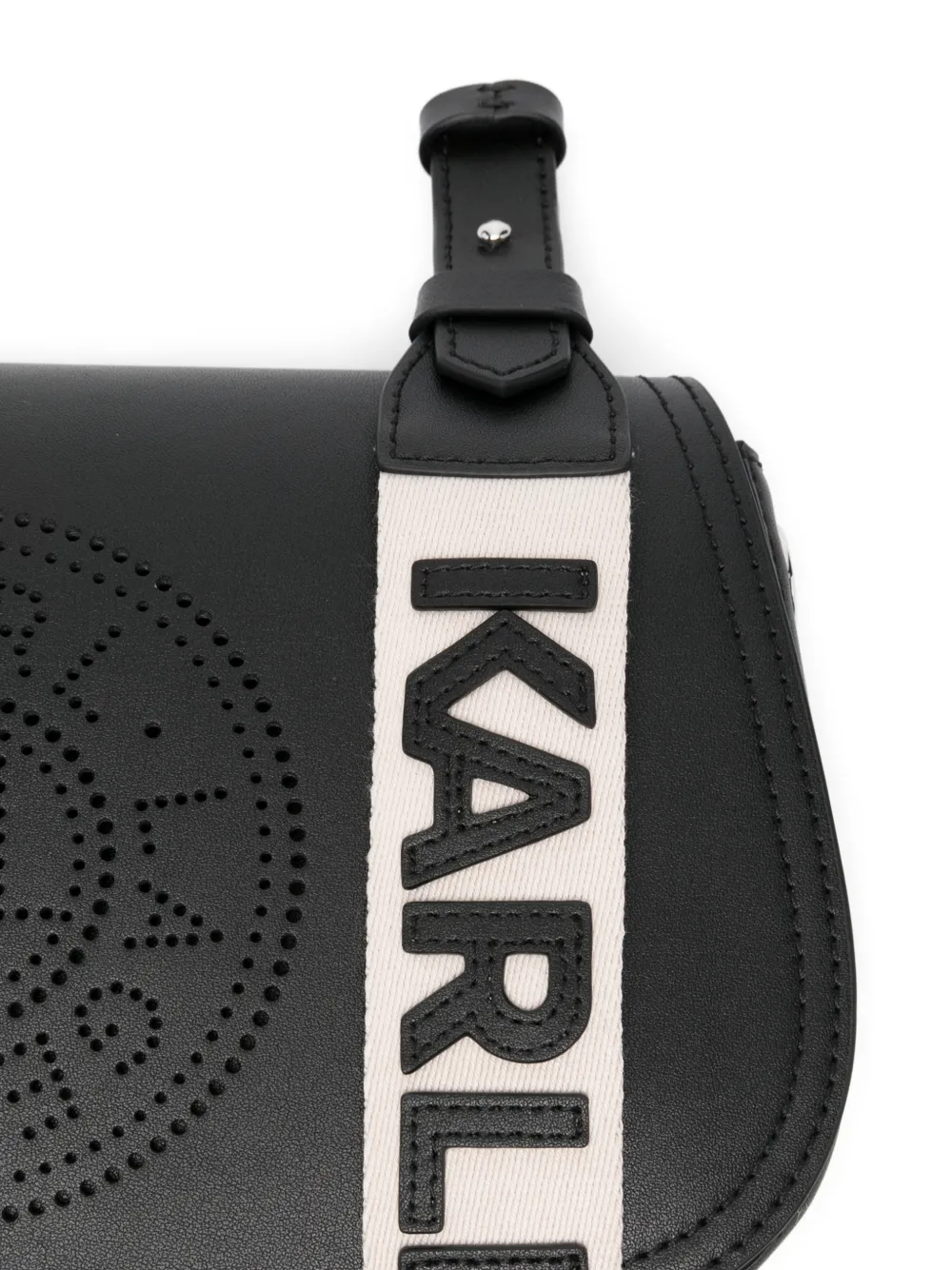 Karl Lagerfeld Schoudertas met uitgesneden detail Zwart