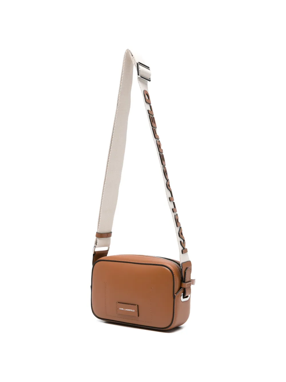 Karl Lagerfeld K Circle geperforeerde mini-tas Bruin