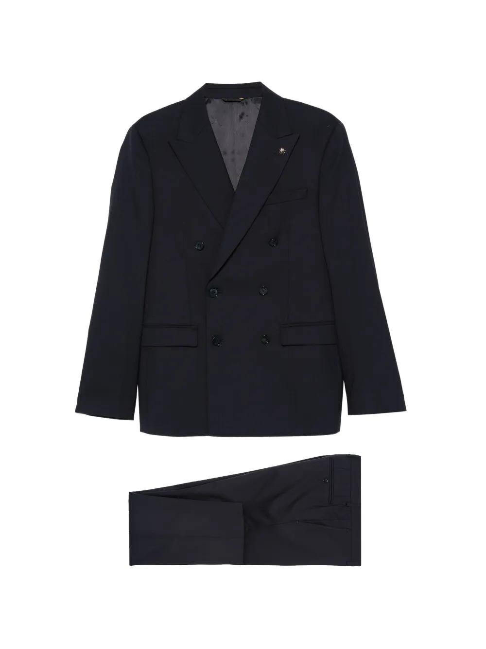 Manuel Ritz double-breasted suits - Blau