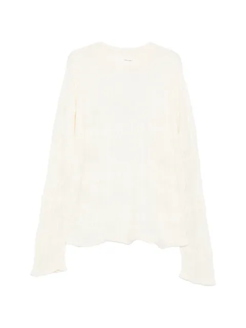 Isabel Benenato crew neck sweater