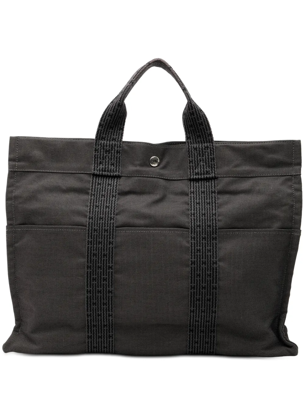 Hermès Pre-Owned 1990-2010 Canvas Herline MM tote bag - Grigio