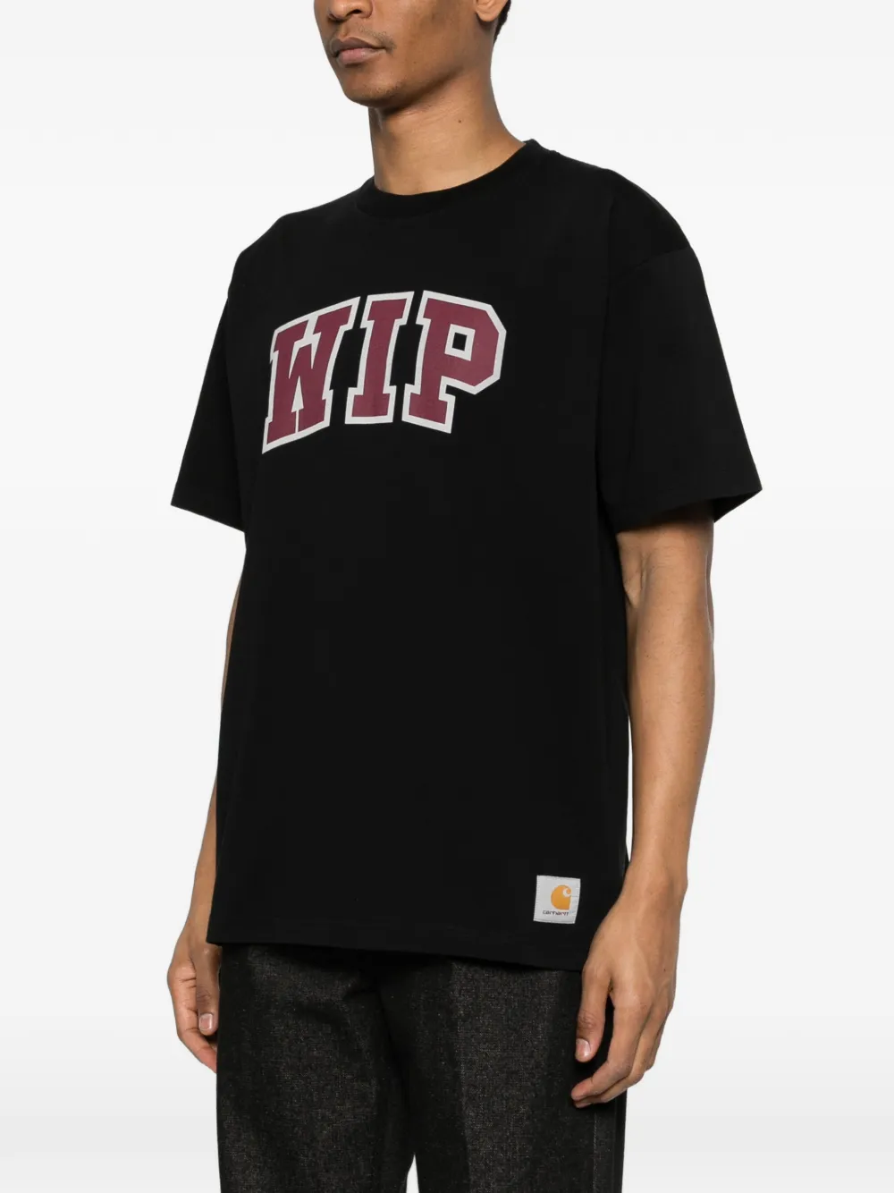 Carhartt WIP S S Wip III T-shirt met logo Zwart