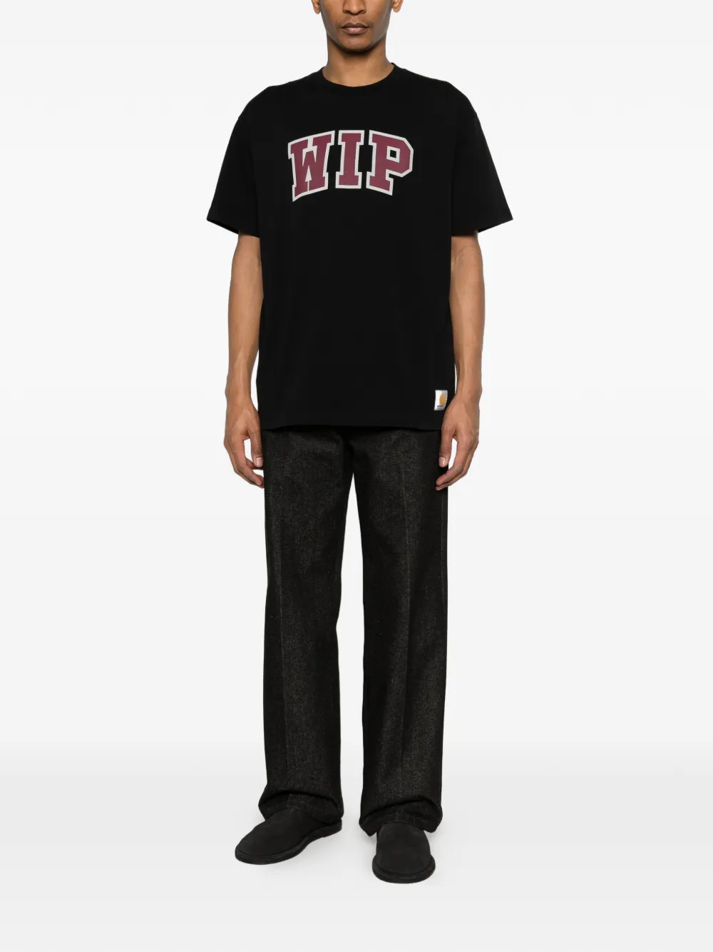 Carhartt WIP S S Wip III T-shirt met logo Zwart