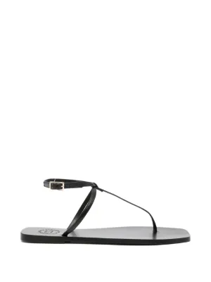 Jil Sander ポインテッドトゥ サンダル | ブラック | FARFETCH JP