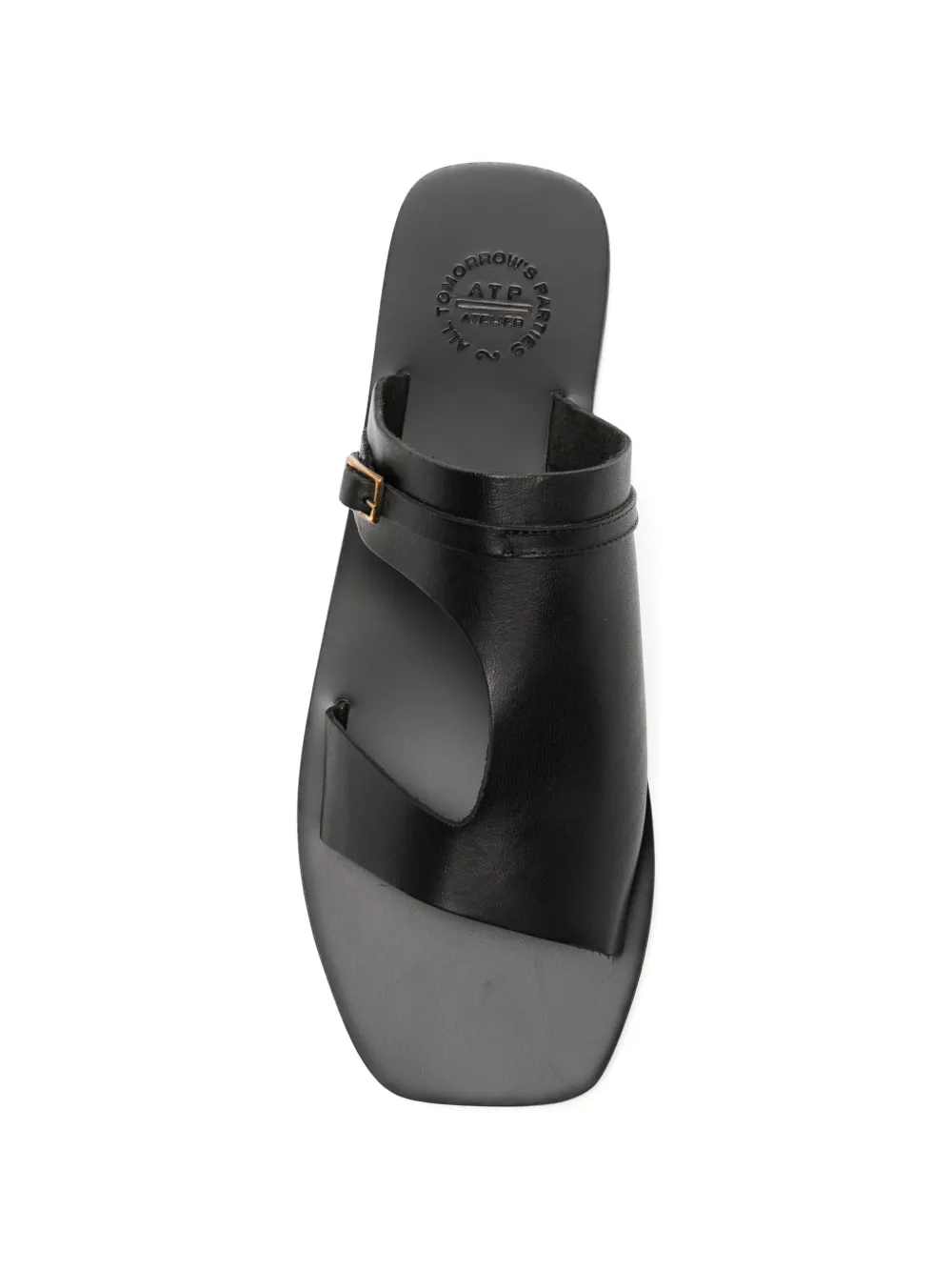 ATP Atelier Varna buckle-detail sandals Zwart