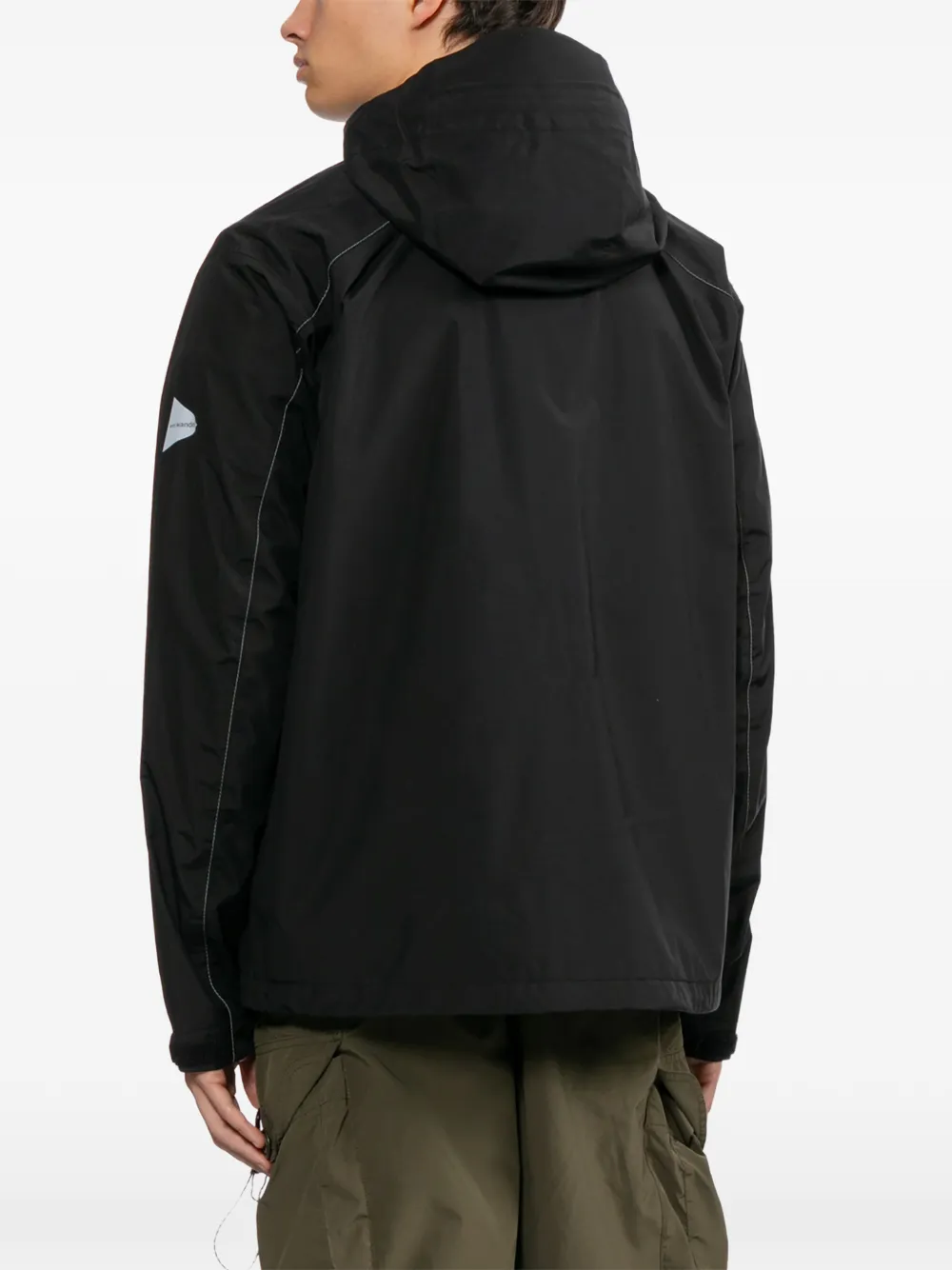 and Wander Hiker regenjack met capuchon Zwart