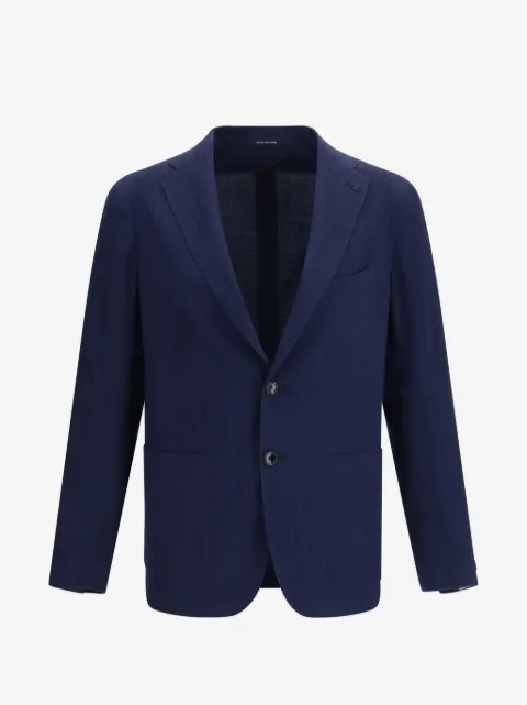 Tagliatore herringbone-pattern blazer