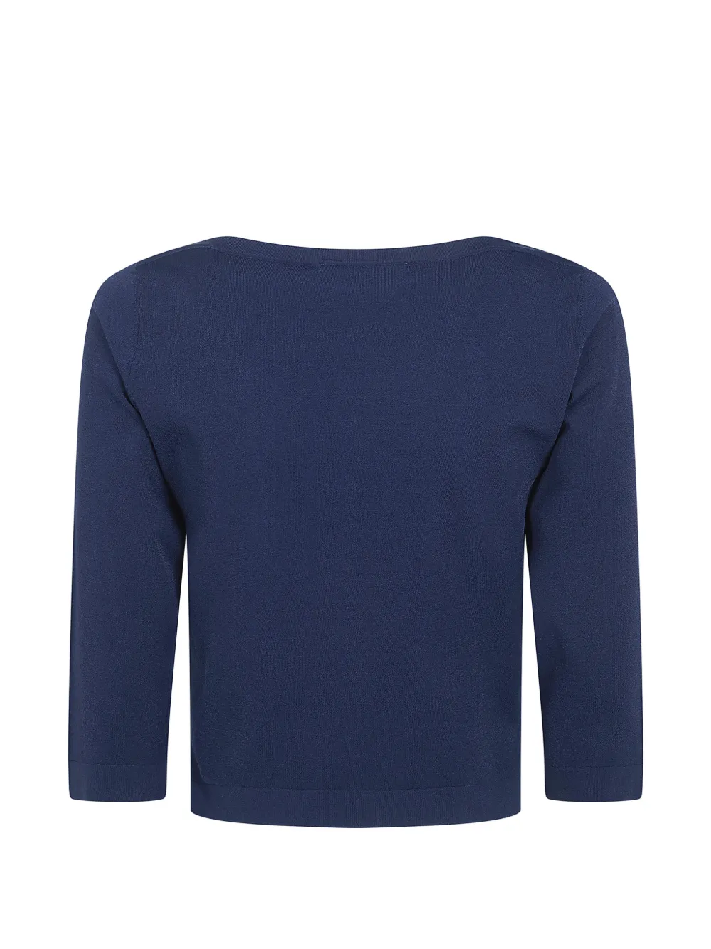  Nuur Top Con Cuello Barco - Azul 