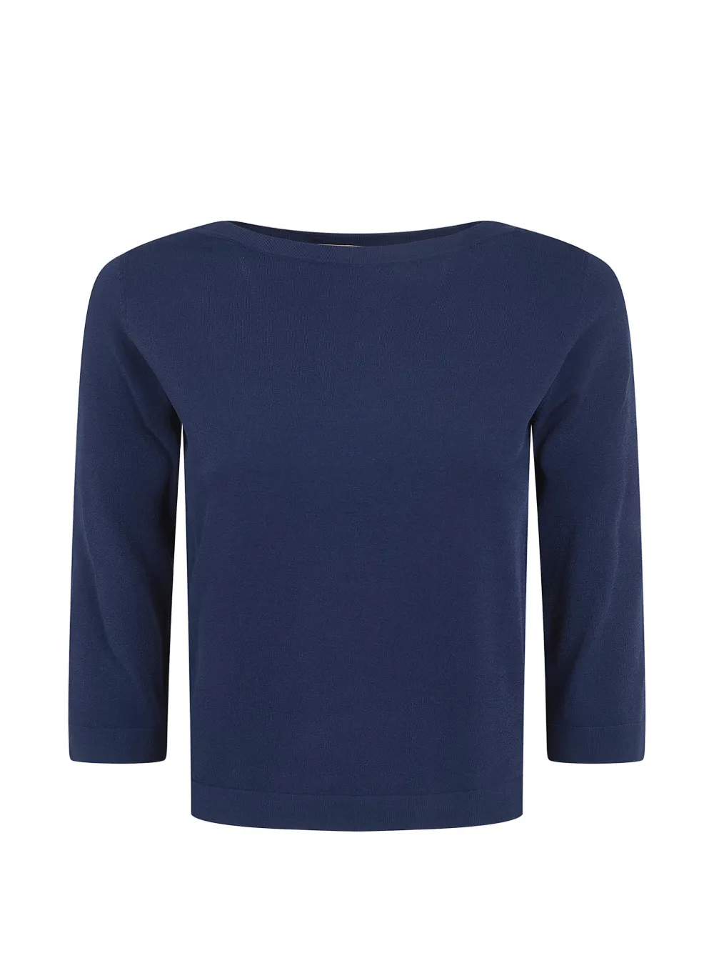 Nuur boat-neck top - Blu