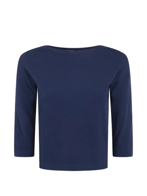 Nuur boat-neck top