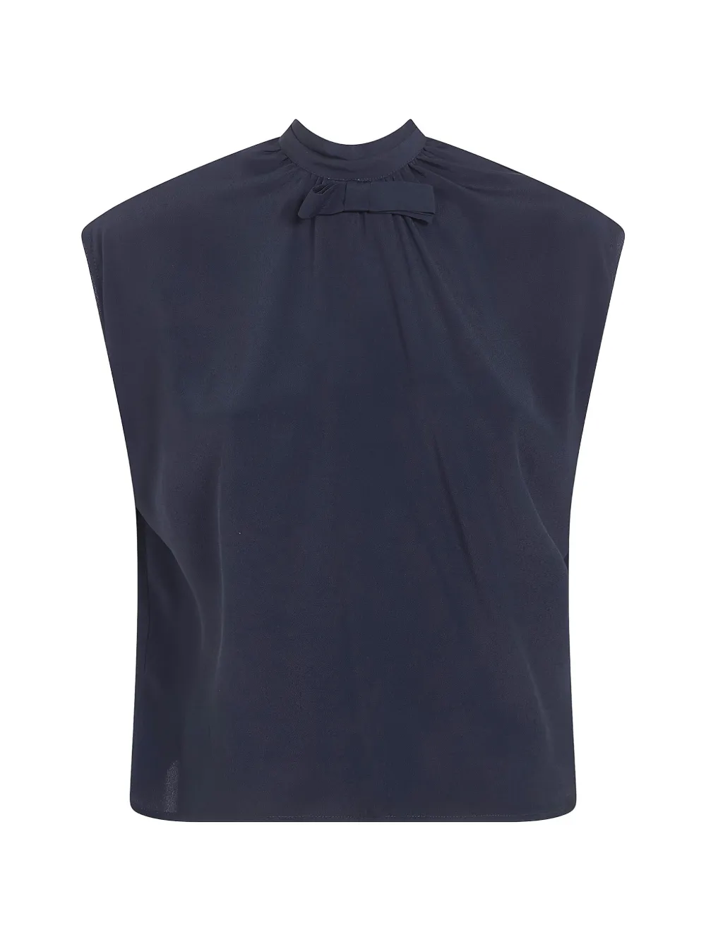 DRHOPE bow-detail sleeveless blouse - Schwarz