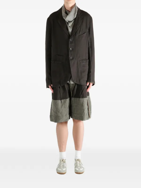 Ziggy Chen リネンジャケット | ブラウン | FARFETCH JP