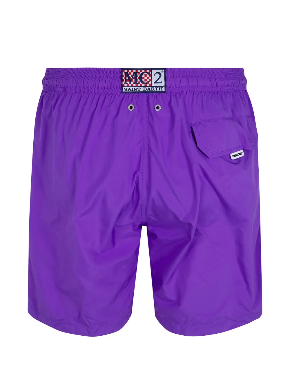 MC2 Saint Barth x Pantone Lighting zwembroek met trekkoord en logo-patch Paars