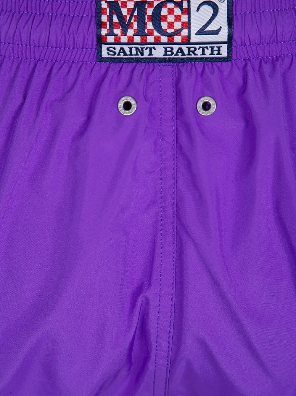 MC2 Saint Barth x Pantone Lighting zwembroek met trekkoord en logo-patch Paars