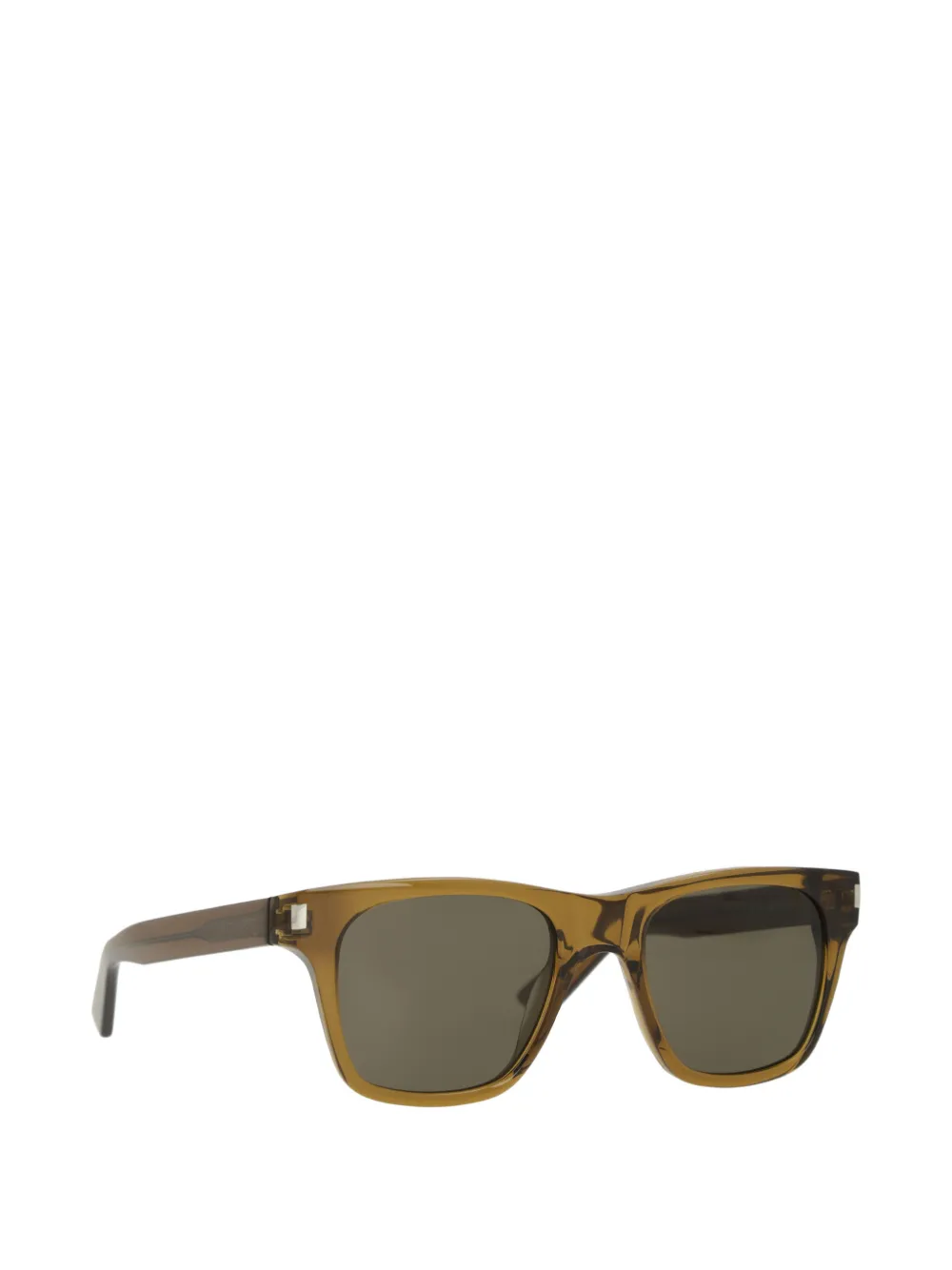 Saint Laurent Eyewear 875 zonnebril met vierkant montuur Bruin