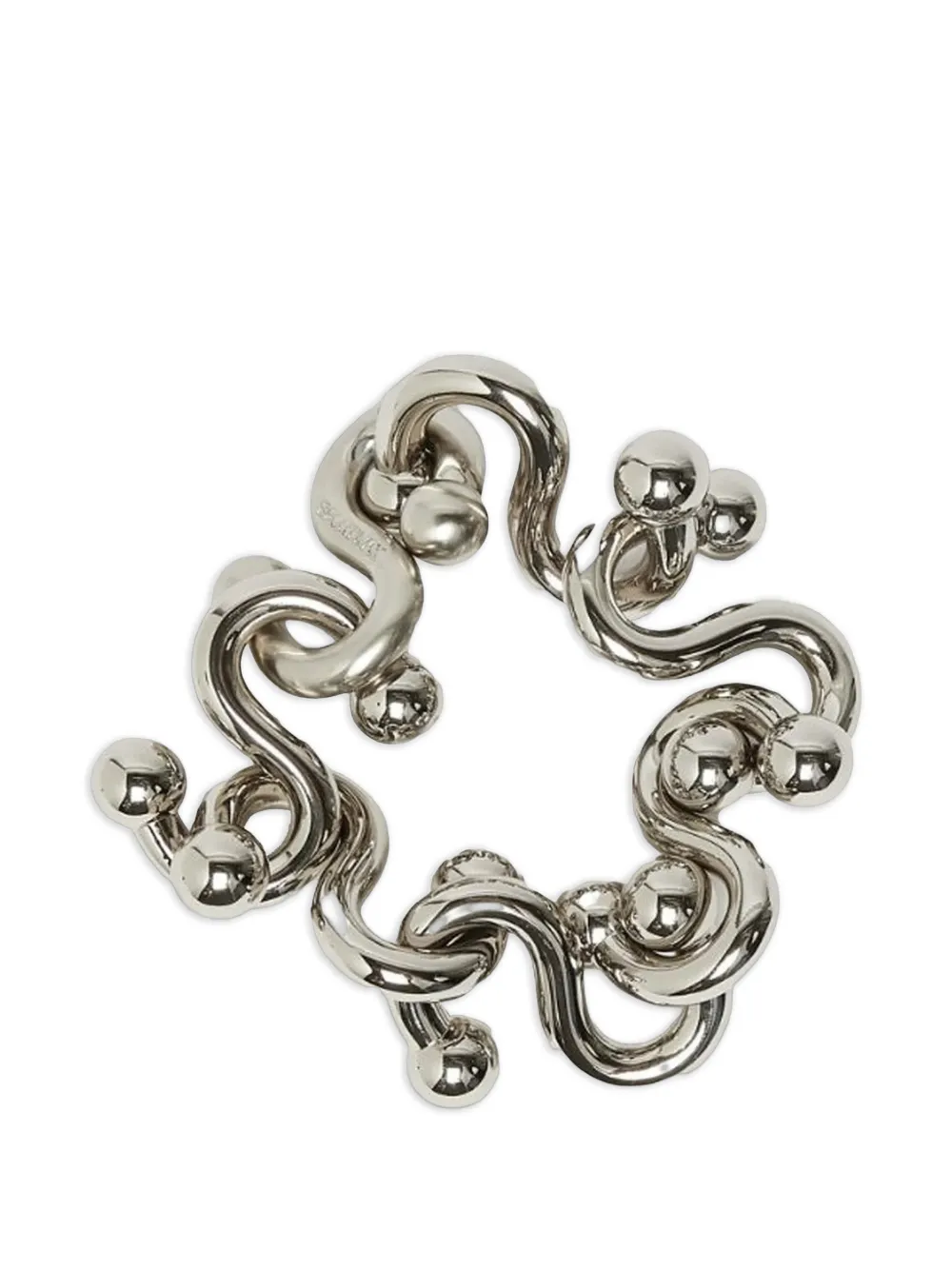 Sportmax ball-detail bracelet - Argento