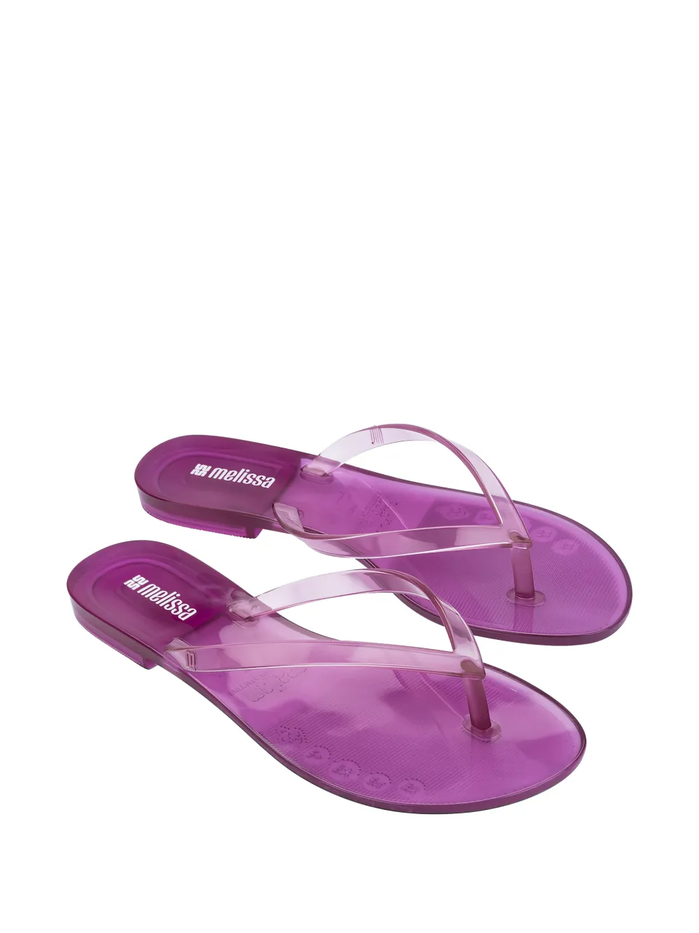 Melissa Harmonic Jelly teenslippers Paars