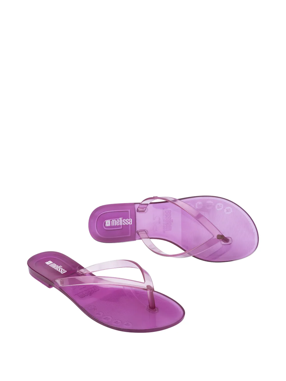 Melissa Harmonic Jelly teenslippers Paars