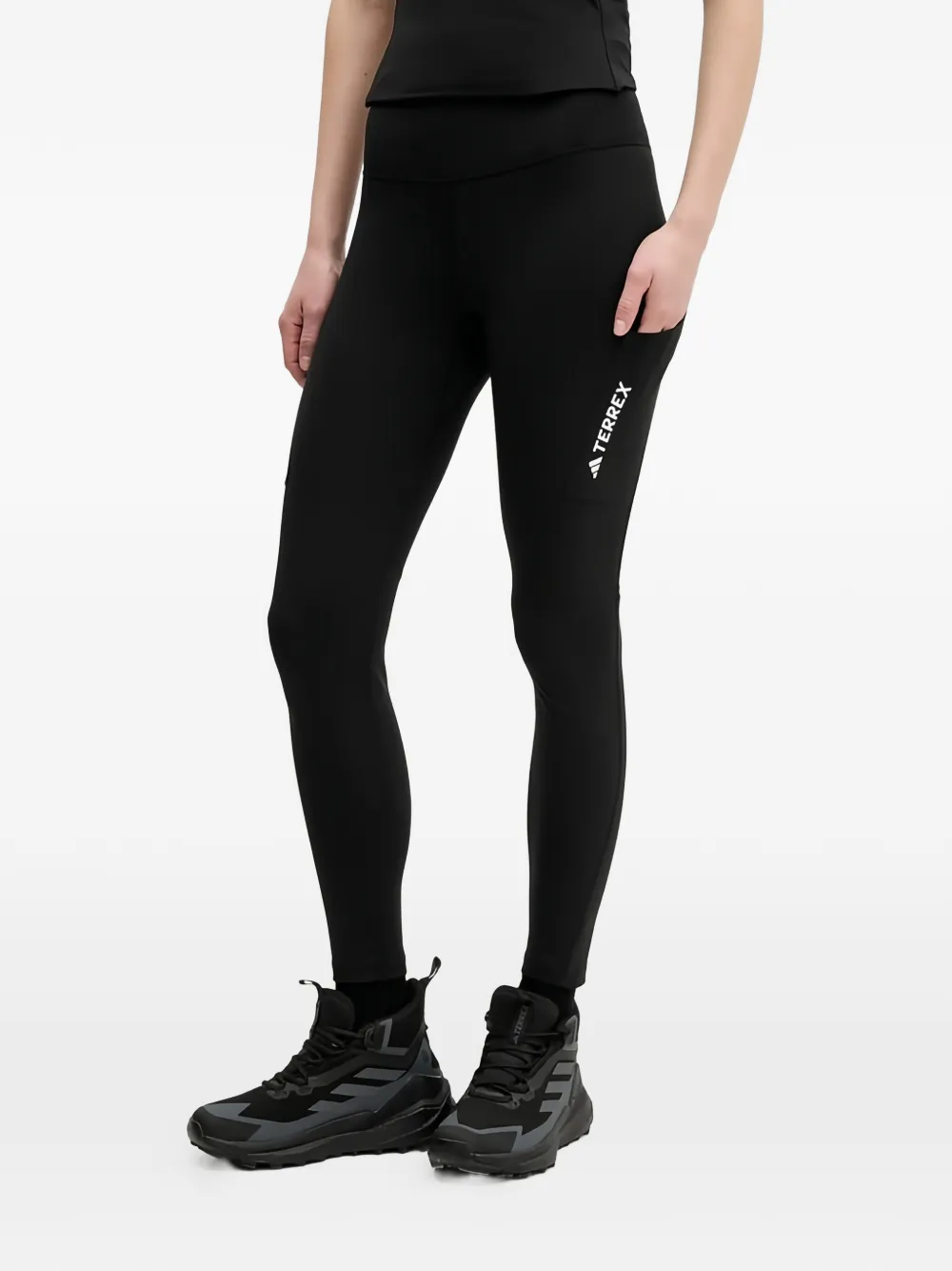 adidas side-pocket leggings - Schwarz