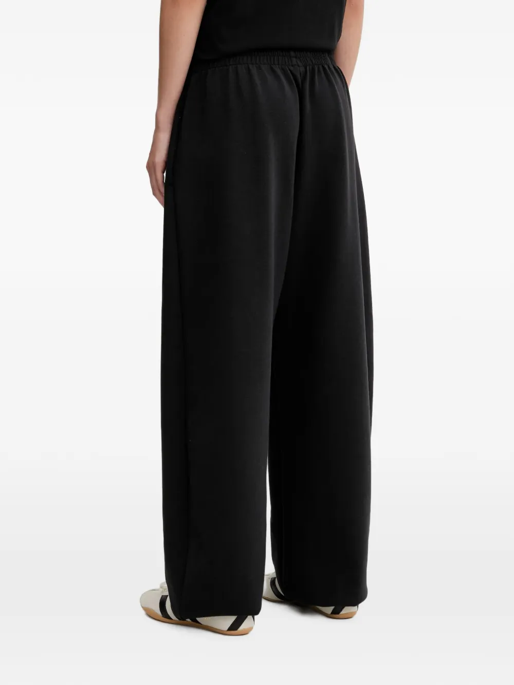 adidas Palazzo broek met logoprint Zwart