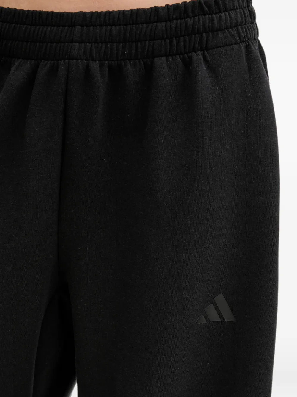 adidas Palazzo broek met logoprint Zwart