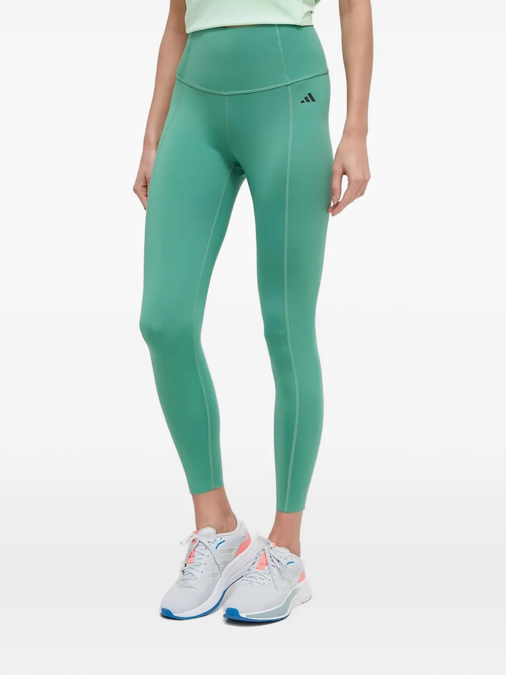 adidas logo-detail leggings - Grün