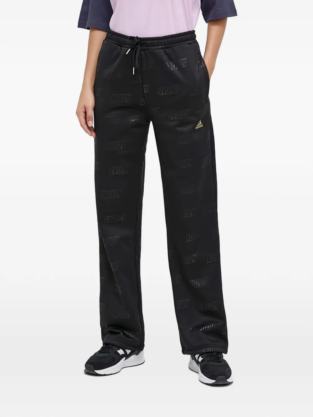 adidas logo trousers - Nero