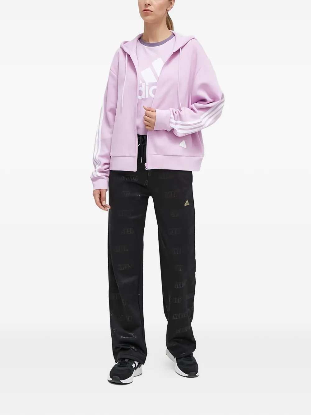 adidas Broek met logo Zwart