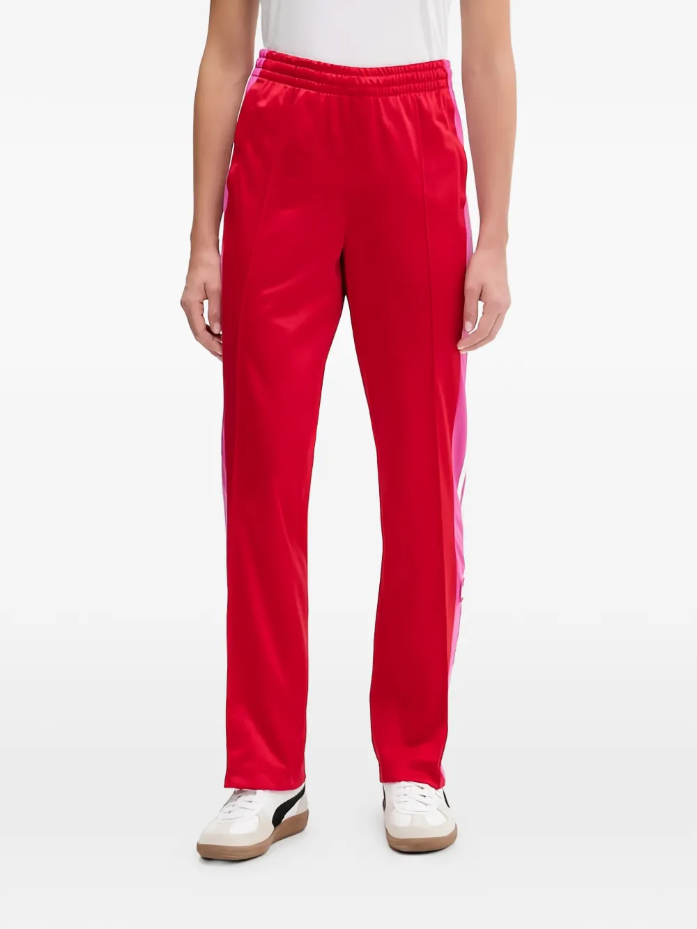 adidas Adibreak striped trousers - Rosso