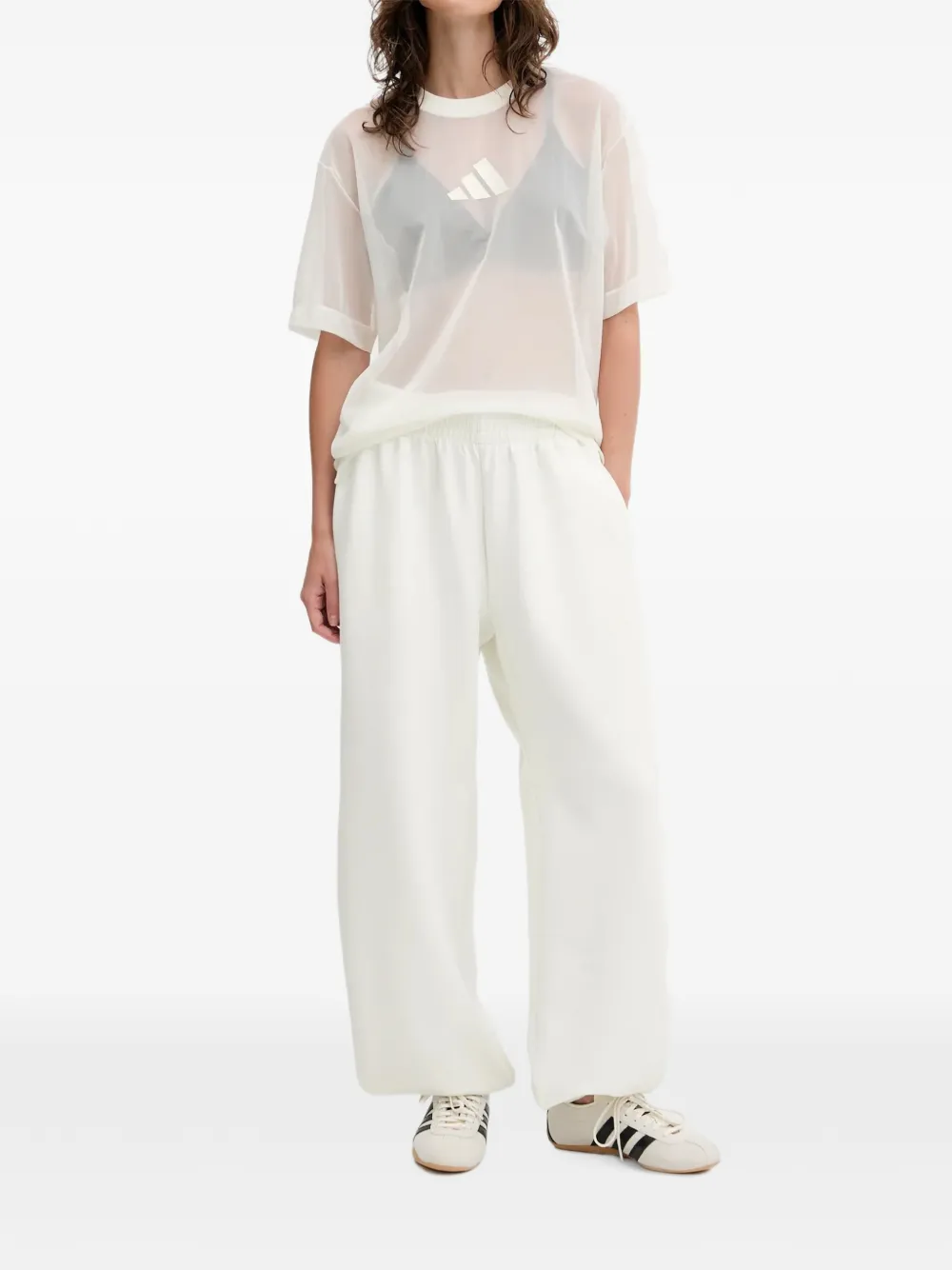 adidas Soft Lux trainingsbroek Beige