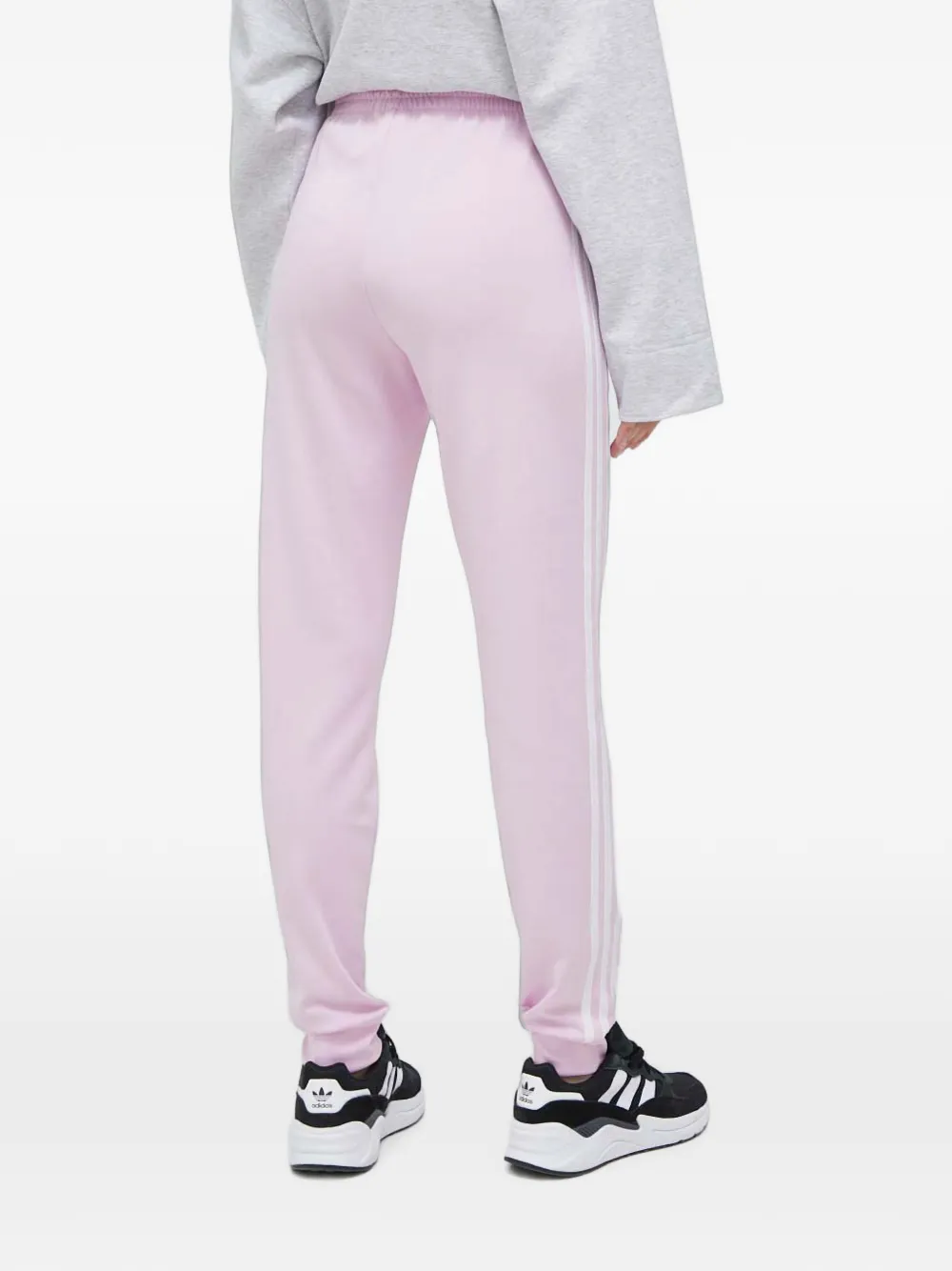 adidas Trainingsbroek met zijstreep en trefoil borduurwerk Roze