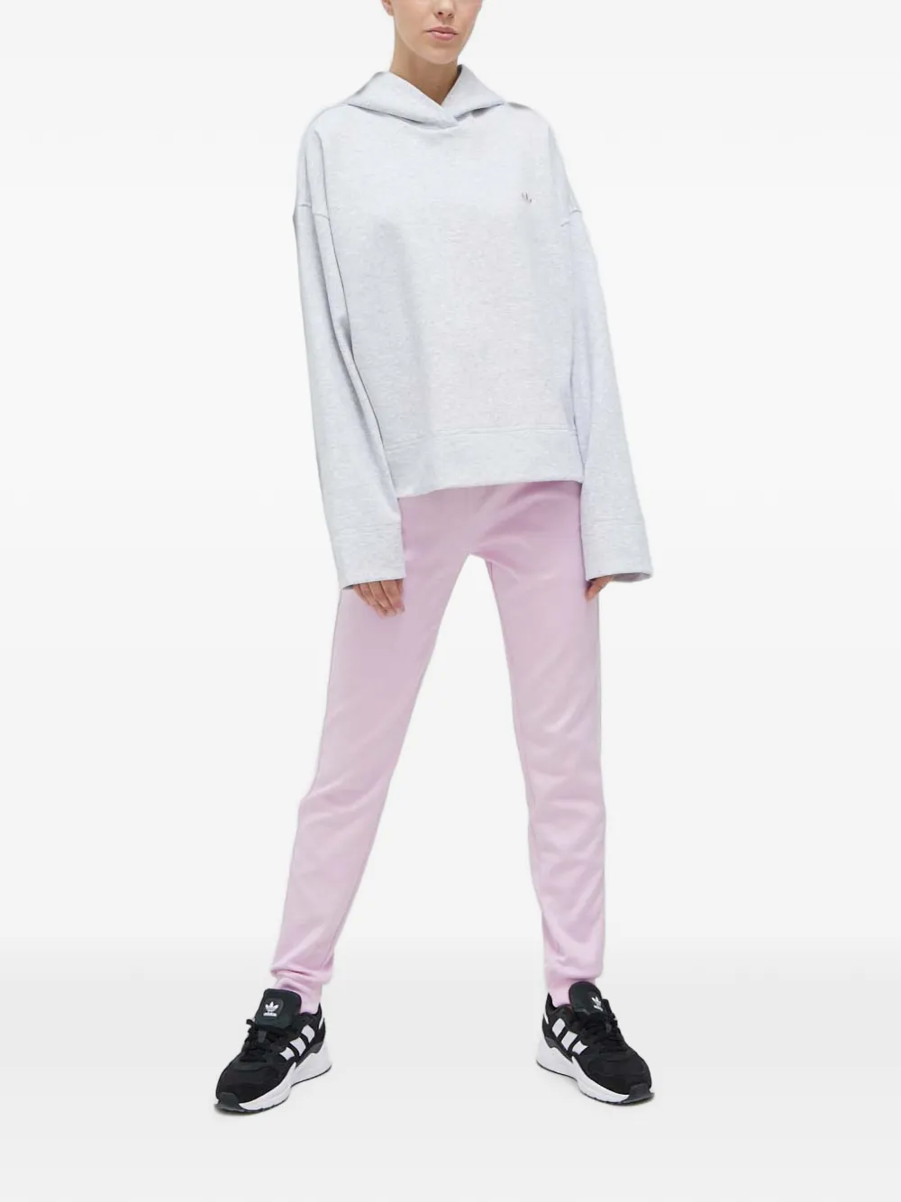 adidas Trainingsbroek met zijstreep en trefoil borduurwerk Roze