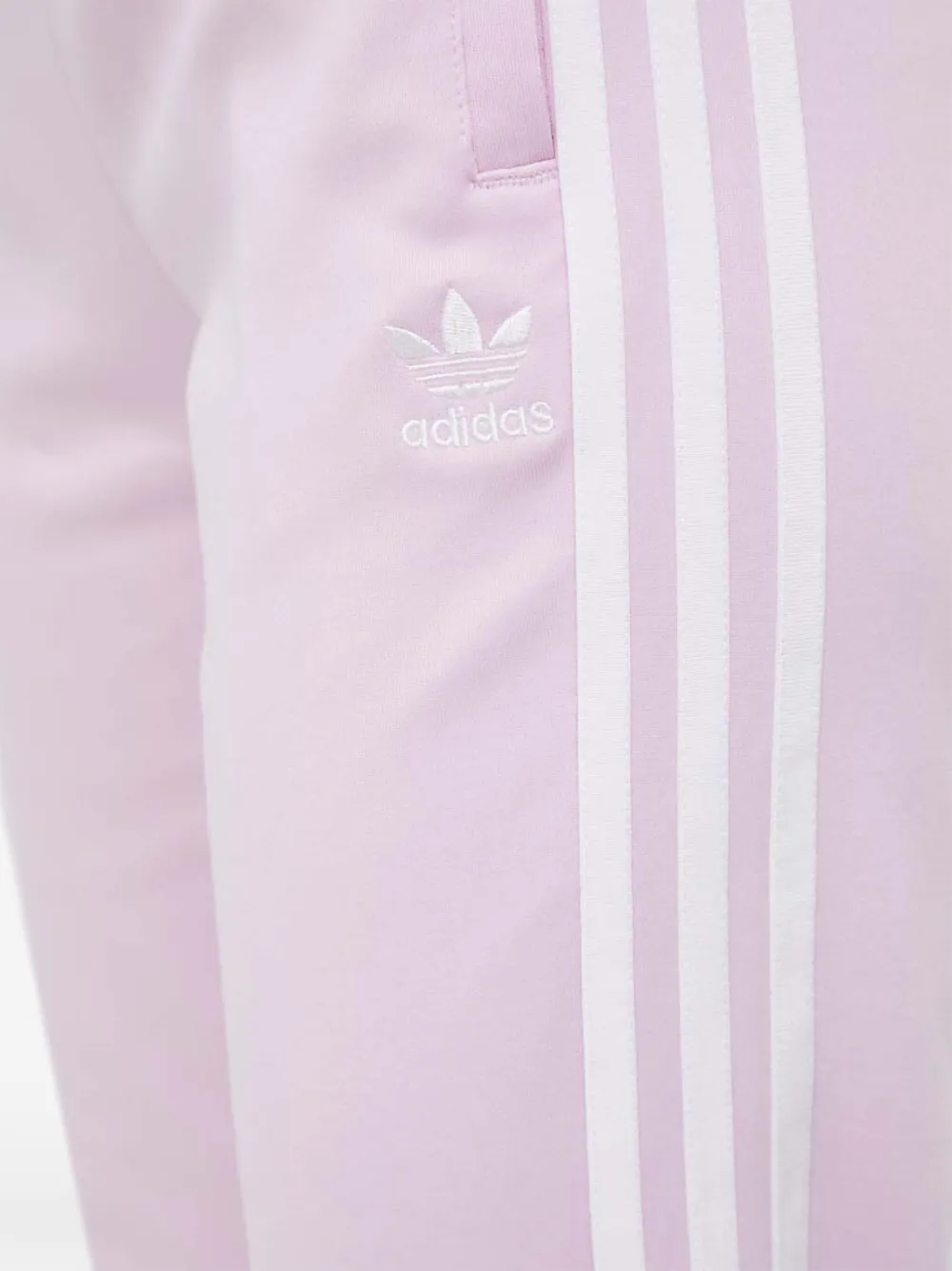 adidas Trainingsbroek met zijstreep en trefoil borduurwerk Roze