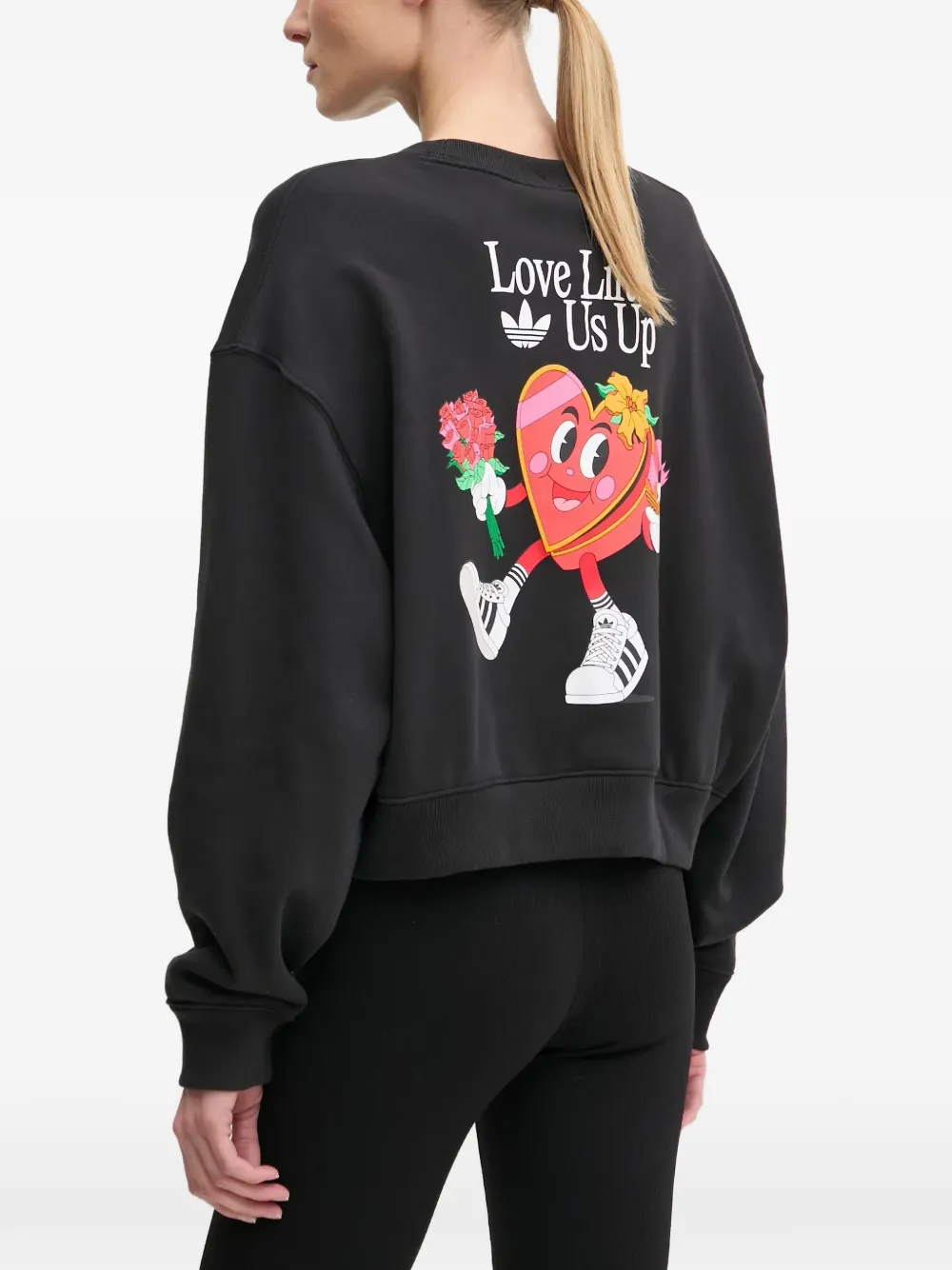 adidas Sweater met logo Zwart