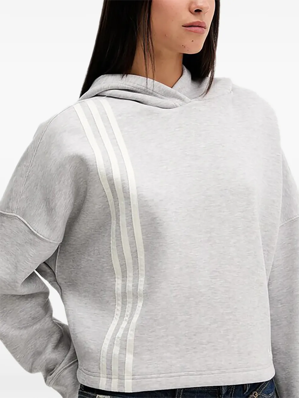 adidas Off Placed hoodie met drie strepen Grijs