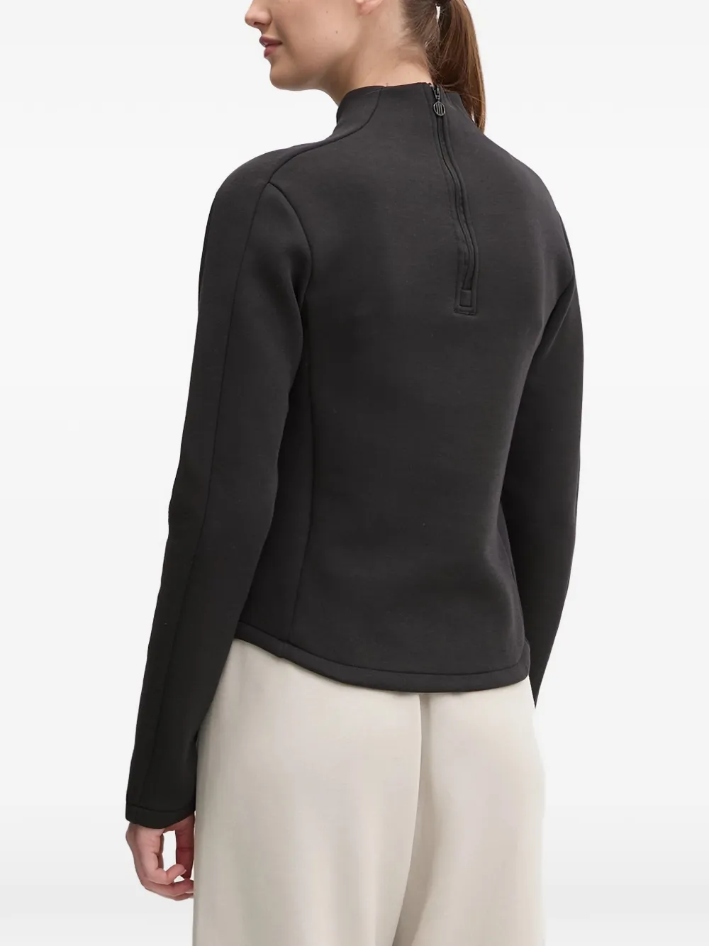 adidas Top met logo en structuur Zwart