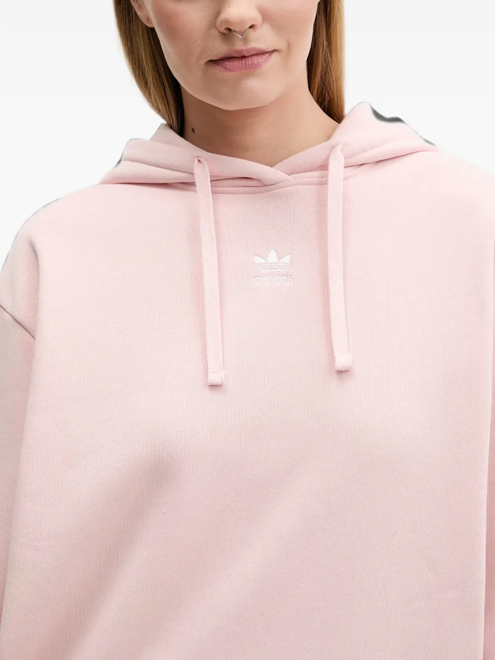 adidas Hoodie met logodetail Roze
