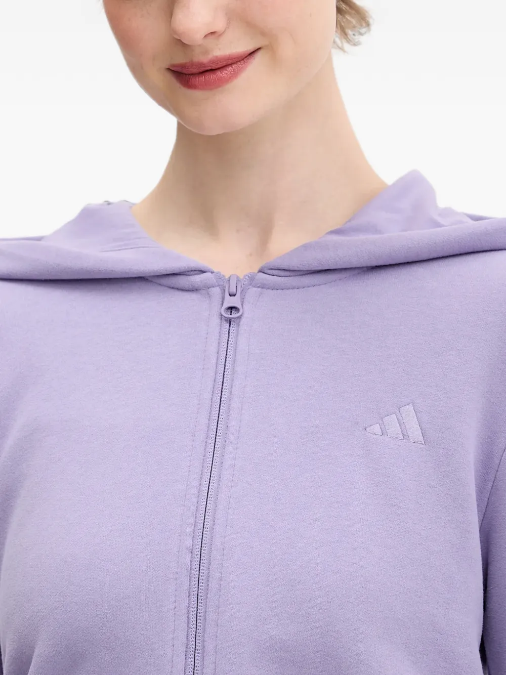 adidas Seasonal Essentials hoodie Paars