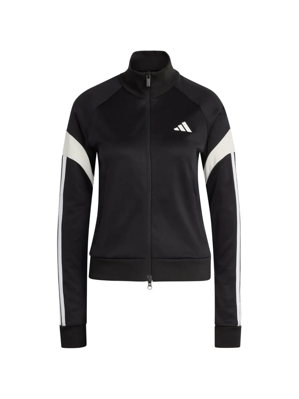 adidas Felpa a righe con logo - Nero