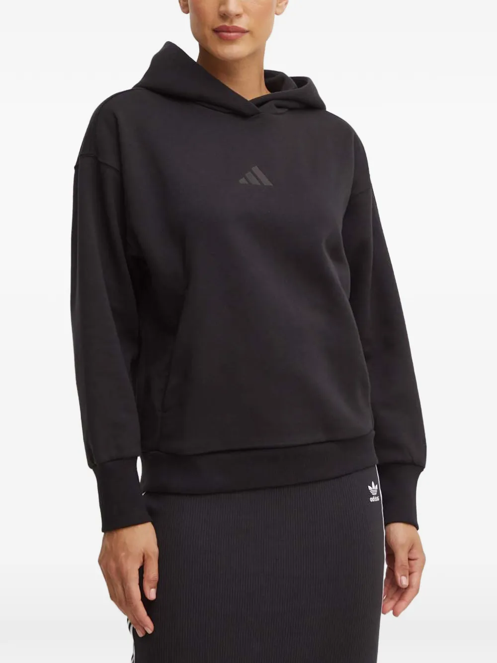 adidas Hoodie met logodetail Zwart