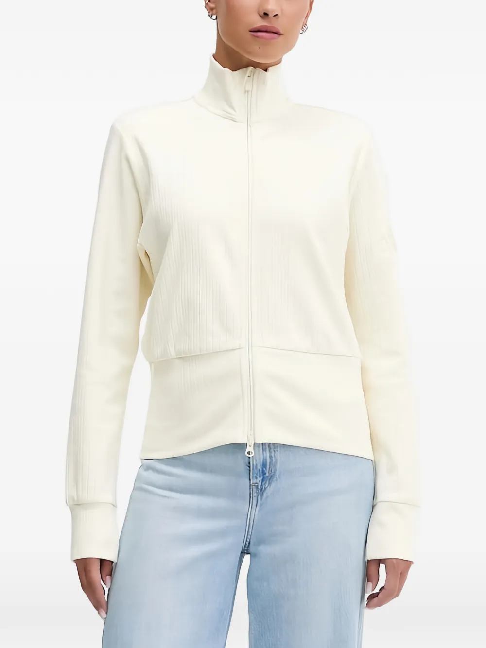 adidas ribbed zip sweatshirt - Toni neutri