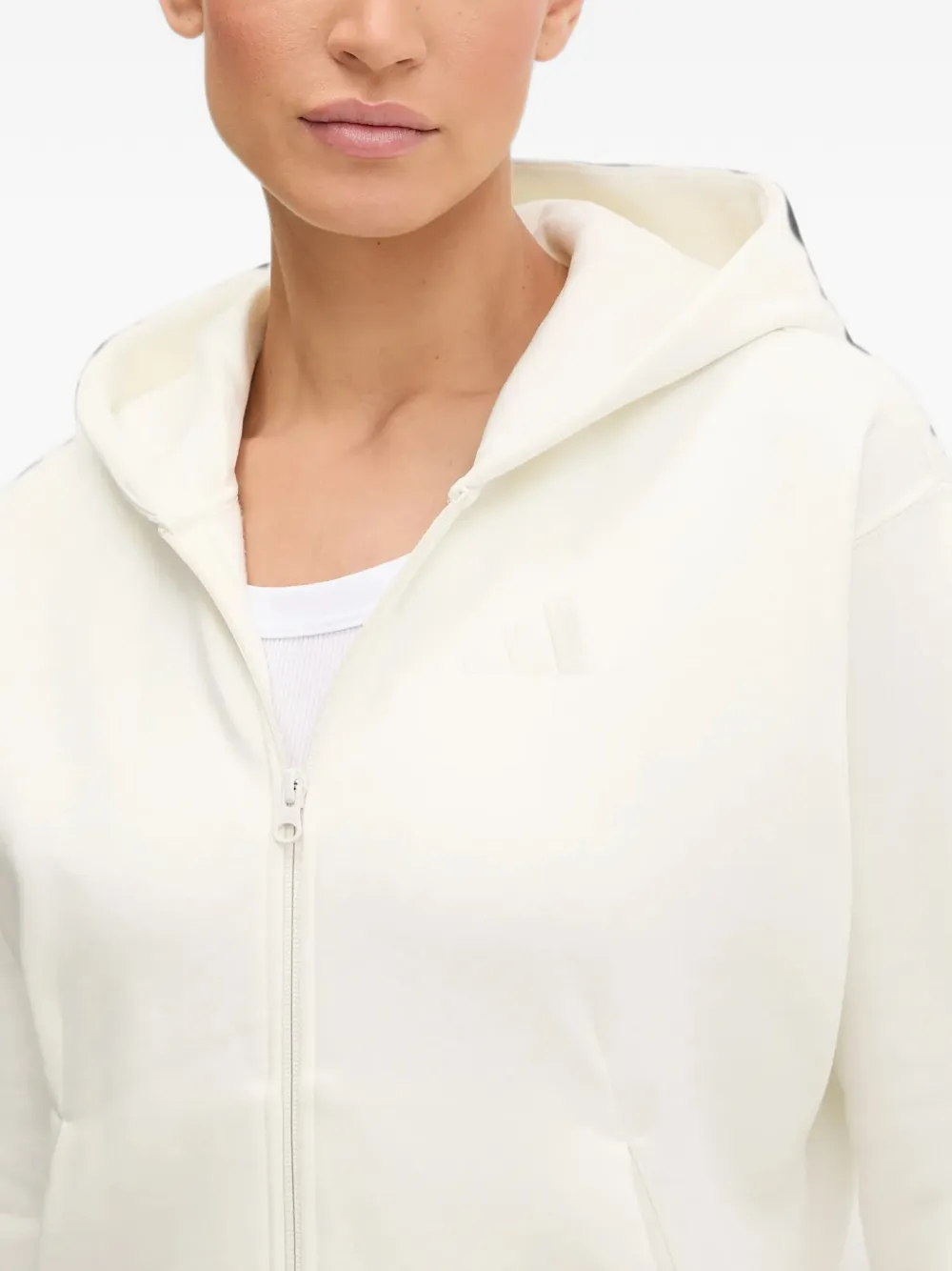 adidas Hoodie met rits Beige
