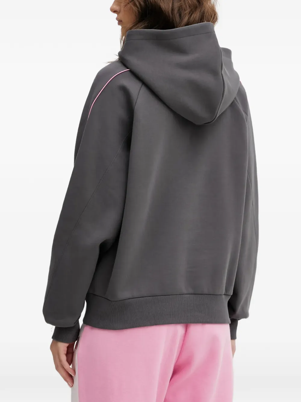 adidas logo-print hoodie Grijs