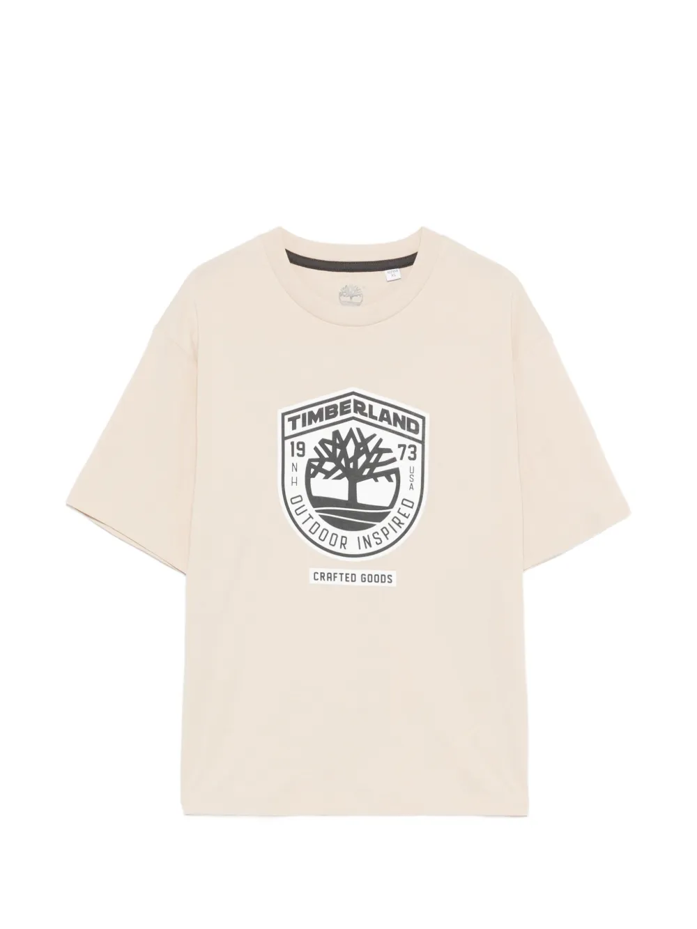 Timberland Kids logo-print T-shirt - Toni neutri