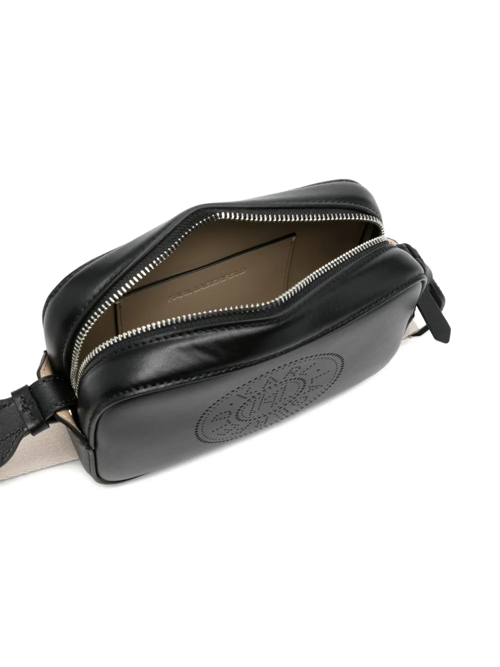 Karl Lagerfeld K Circle kleine tas met logo Zwart