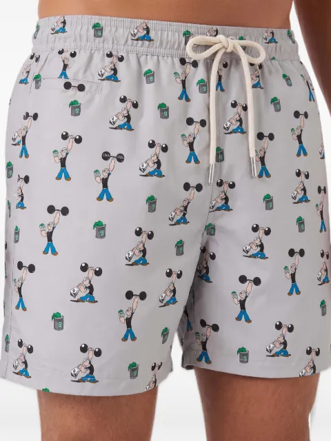 MC2 Saint Barth Lighting micro swim shorts with print