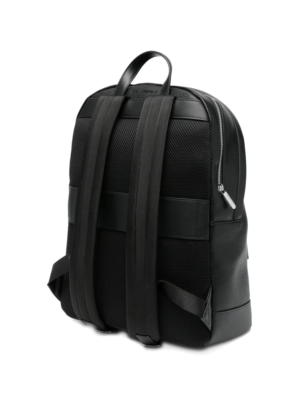  Karl Lagerfeld Logo-plaque Zipped Backpack - Black 