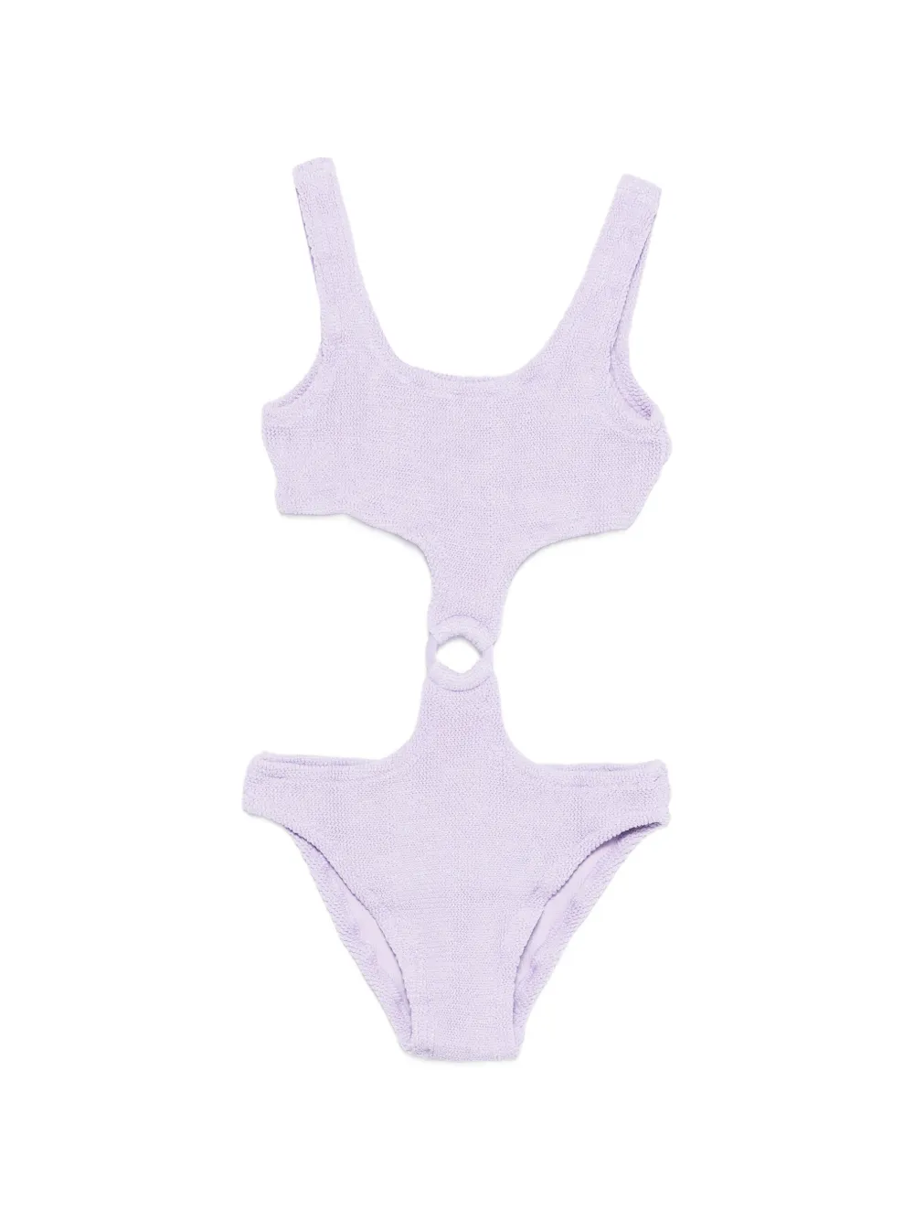 MC2 Saint Barth Kids Laurel ring-detail swimsuit - Violett