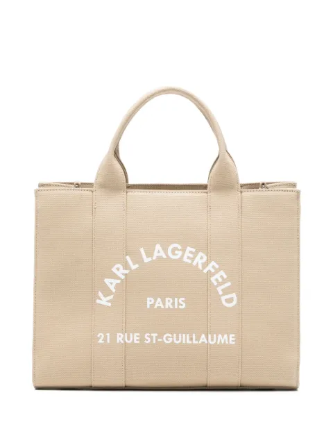 Karl Lagerfeld medium K/RSG Square logo tote bag