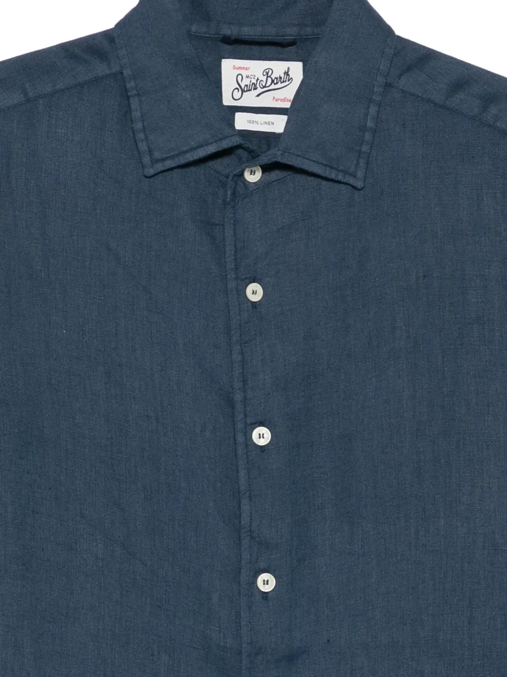  Mc2 Saint Barth Raphael Long-sleeve Shirt - Blue 